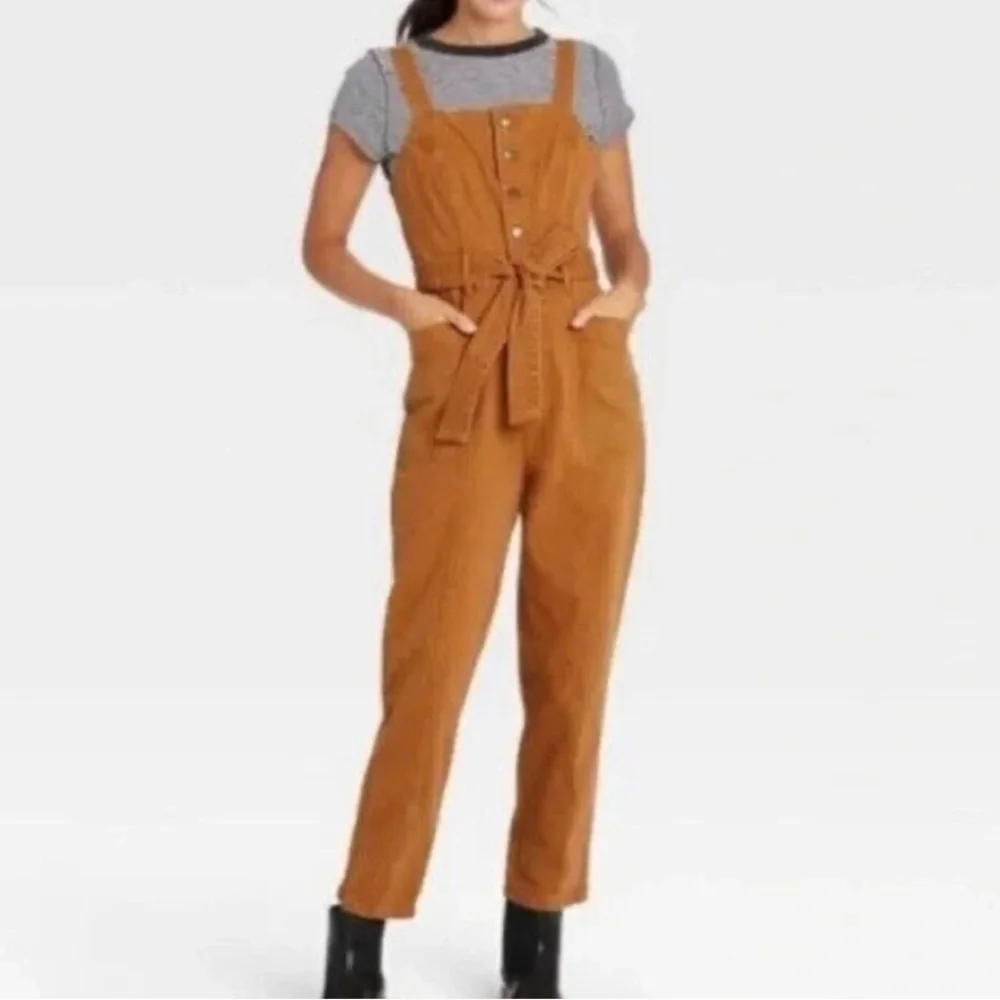 Mocha mousse overall pants size 4